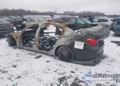 2009 BMW 750Li from USA, damaged, VIN WBAKB83539CY58807